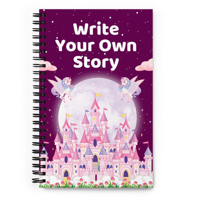 Write Your Own Story: Dotted Spiral Notebook (140 Pages) – Minimalist Stationery for Everyday Use