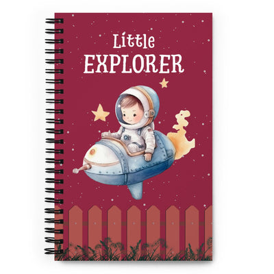 Little Explorer: Dotted Spiral Notebook (140 Pages) – Minimalist Stationery for Everyday Use