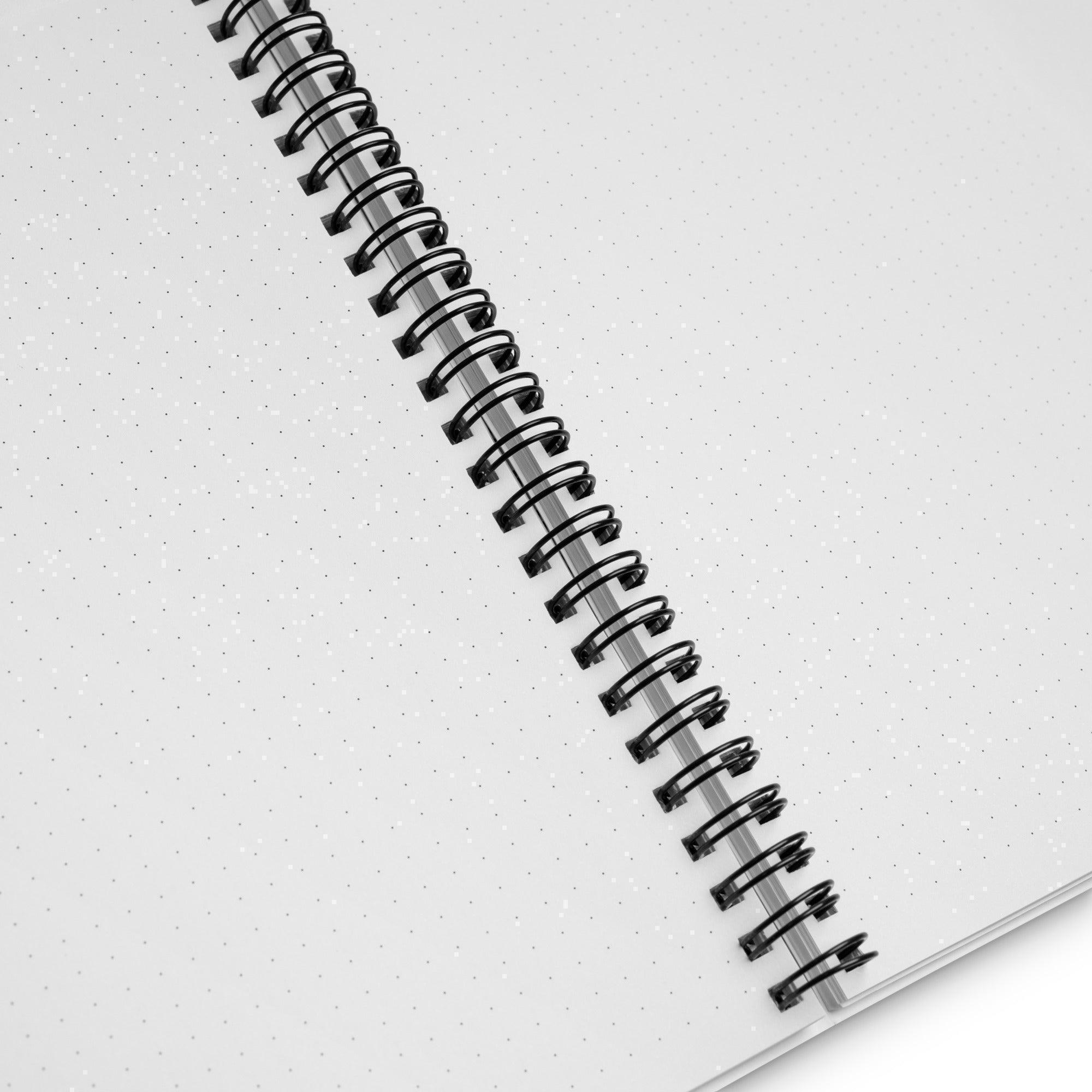 Imagine, Explore, Discover: Dotted Spiral Notebook (140 Pages) – Minimalist Stationery for Everyday Use